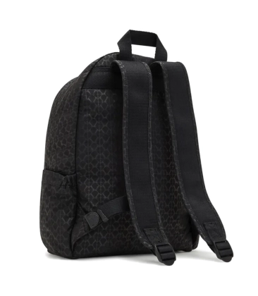 MOCHILA KIPLING DELIA SIGNATURE EMB PRETO