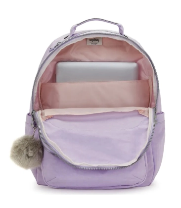MOCHILA KIPLING SEOUL BRIDAL LAVANDER ROXO