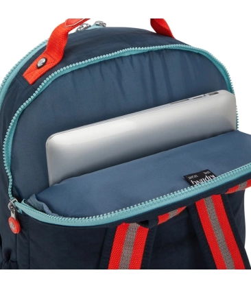 MOCHILA KIPLING SEOUL COSMO BLUE C AZUL