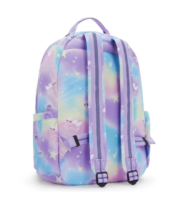 MOCHILA KIPLING SEOUL COSMO GRADIENTE ROXO