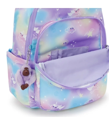 MOCHILA KIPLING SEOUL COSMO GRADIENTE ROXO