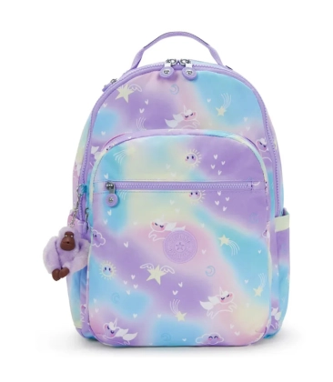 MOCHILA KIPLING SEOUL COSMO GRADIENTE ROXO