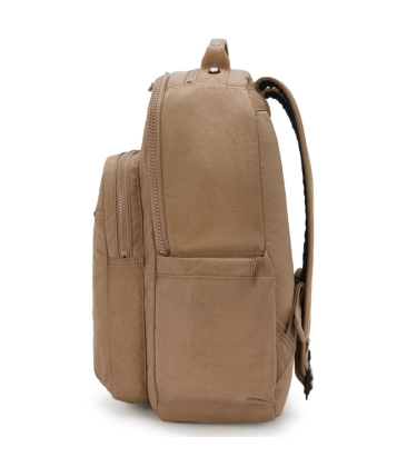 MOCHILA KIPLING SEOUL EARLY TAN MARROM