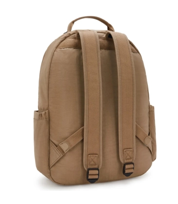 MOCHILA KIPLING SEOUL EARLY TAN MARROM