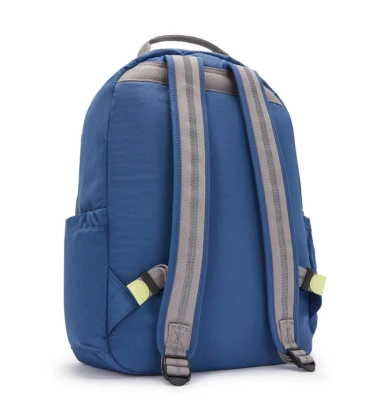 MOCHILA KIPLING SEOUL FANTASY BLUE BL AZUL