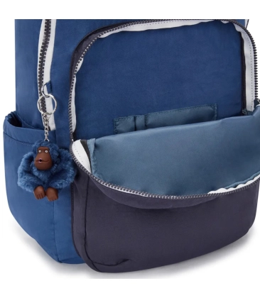 MOCHILA KIPLING SEOUL FANTASY BLUE BL AZUL