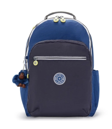MOCHILA KIPLING SEOUL FANTASY BLUE BL AZUL