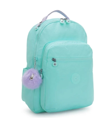 MOCHILA KIPLING SEOUL FUNKY STARS EMB VERDE