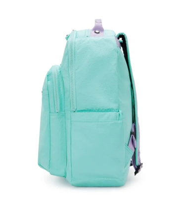 MOCHILA KIPLING SEOUL FUNKY STARS EMB VERDE