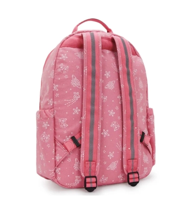 MOCHILA KIPLING SEOUL GLITTER CATS ROSA