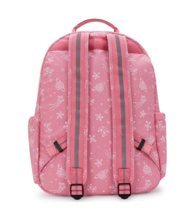 MOCHILA KIPLING SEOUL GLITTER CATS ROSA