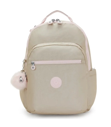 MOCHILA KIPLING SEOUL GOLD SHIMMER DOURADO