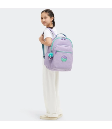 MOCHILA KIPLING SEOUL LAVENDER ROXO