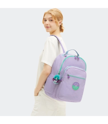 MOCHILA KIPLING SEOUL LAVENDER ROXO