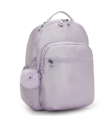 MOCHILA KIPLING SEOUL LILAC M MET ROXO