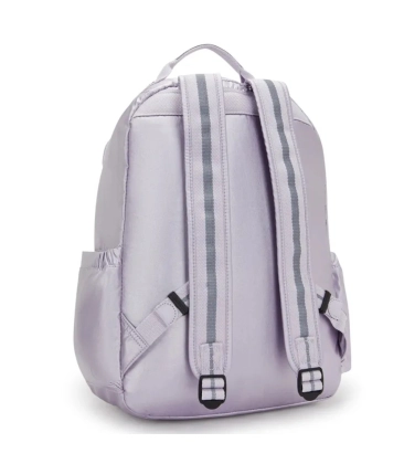 MOCHILA KIPLING SEOUL LILAC M MET ROXO