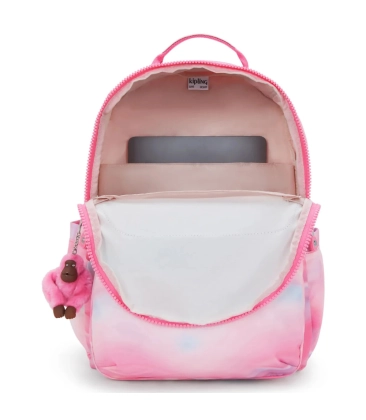MOCHILA KIPLING SEOUL ROSE GLOW ROSA