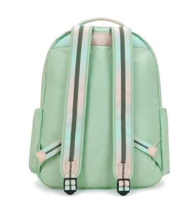 MOCHILA KIPLING SEOUL SOFT GREEN MET VERDE