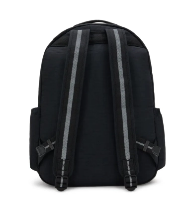 MOCHILA KIPLING SEOUL SPACE BLACK BLOCK PRETO