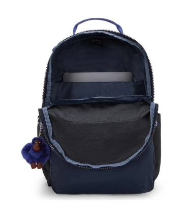 MOCHILA KIPLING SEOUL TRUE BLOCK AZUL