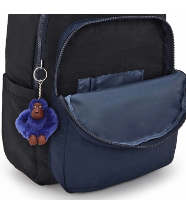 MOCHILA KIPLING SEOUL TRUE BLOCK AZUL