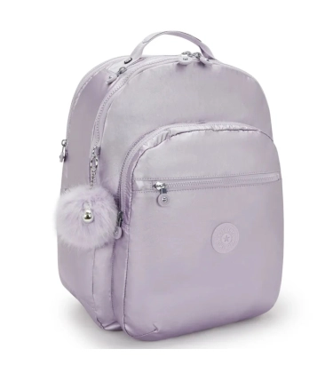 MOCHILA KIPLING SEOUL XL LILAC M MET ROXO