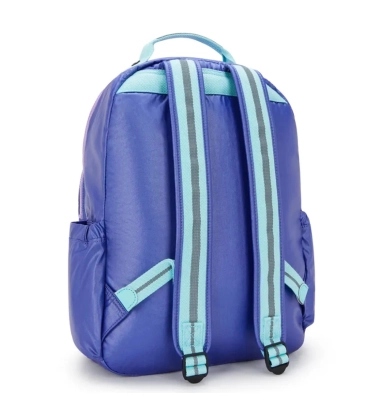 MOCHILA KIPLING SEOUL BRIDAL LAVANDER ROXO COSMIC METALLIC ROXO