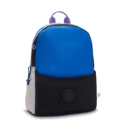 MOCHILA KIPLING SONNIE BLACK OCEAN BLUE MULTICOLOR