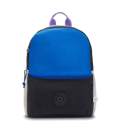 MOCHILA KIPLING SONNIE BLACK OCEAN BLUE MULTICOLOR