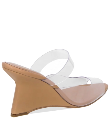 MULE ANABELA SALTO ALTO LUIZA BARCELOS BEGE