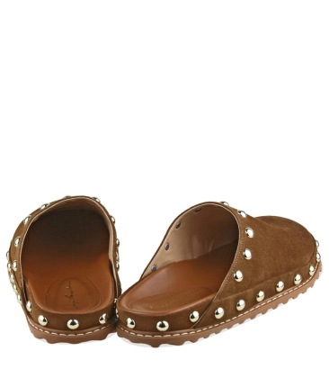 MULE CLOG TRATORADO LUIZA BARCELOS CARAMELO