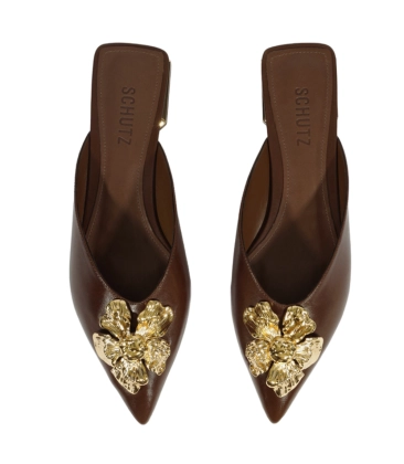 MULE RASTEIRA FLORA SCHUTZ MARROM