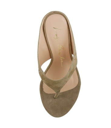 MULE SALTO ALTO ANABELA LUIZA BARCELOS BEGE