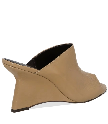 MULE SALTO ALTO ANABELA LUIZA BARCELOS BEGE