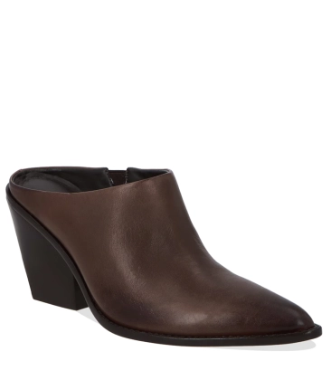 MULE SALTO ALTO LUIZA BARCELOS MARROM