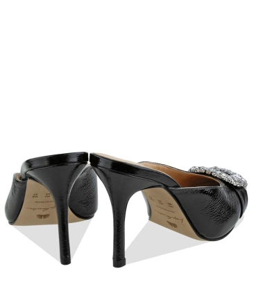 MULE SALTO ALTO LUIZA BARCELOS PRETO