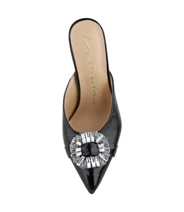 MULE SALTO ALTO LUIZA BARCELOS PRETO