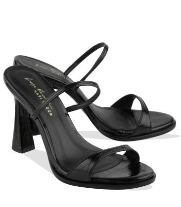 MULE SALTO FLARE ALTO BY NATI VOZZA LUIZA BARCELOS PRETO