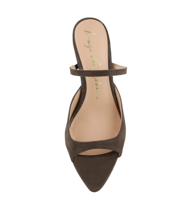 MULE SALTO MÉDIO LUIZA BARCELOS MARROM