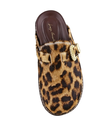 MULE TRATORADO LUIZA BARCELOS ANIMAL PRINT | Acquarela Shop