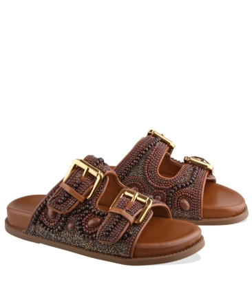 PAPETE MIÇANGAS SCHUTZ MARROM