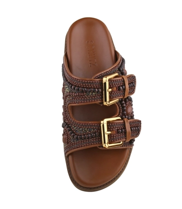 PAPETE MIÇANGAS SCHUTZ MARROM