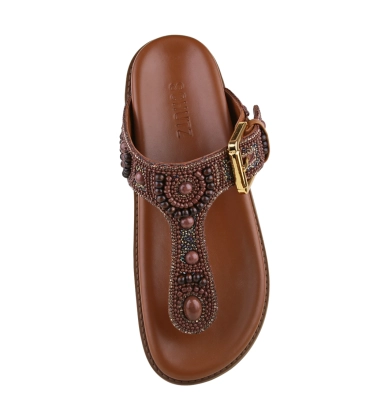 PAPETE MIÇANGAS SCHUTZ MARROM