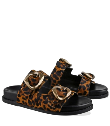 PAPETE SLIDE OLGA SPORTY SCHUTZ ANIMAL PRINT