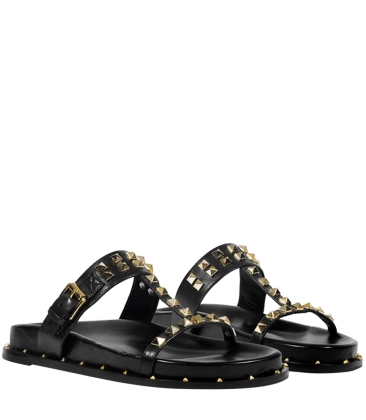 PAPETE STUDS SCHUTZ PRETO