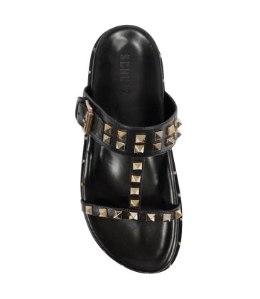 PAPETE STUDS SCHUTZ PRETO