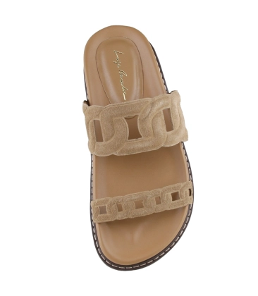 PAPETE TRATORADA LUIZA BARCELOS BEGE