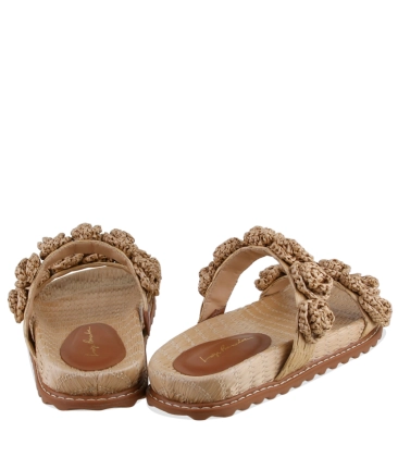 PAPETE TRATORADA PALHA LUIZA BARCELOS BEGE