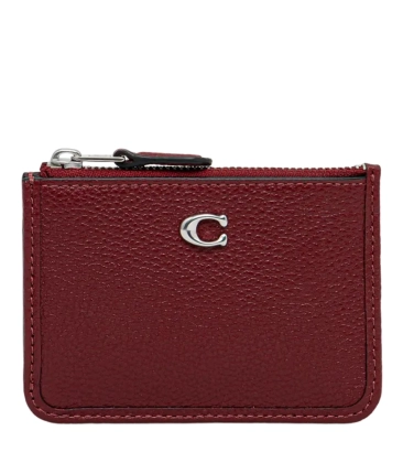 PORTA CARTÕES COACH NEW YORK ESSENTIALS MARROM