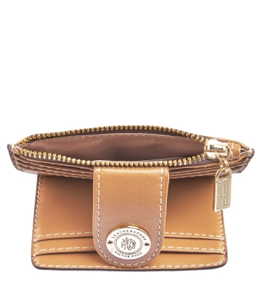 PORTA CARTÃO JIMMY ZIP L VICTOR HUGO MARROM